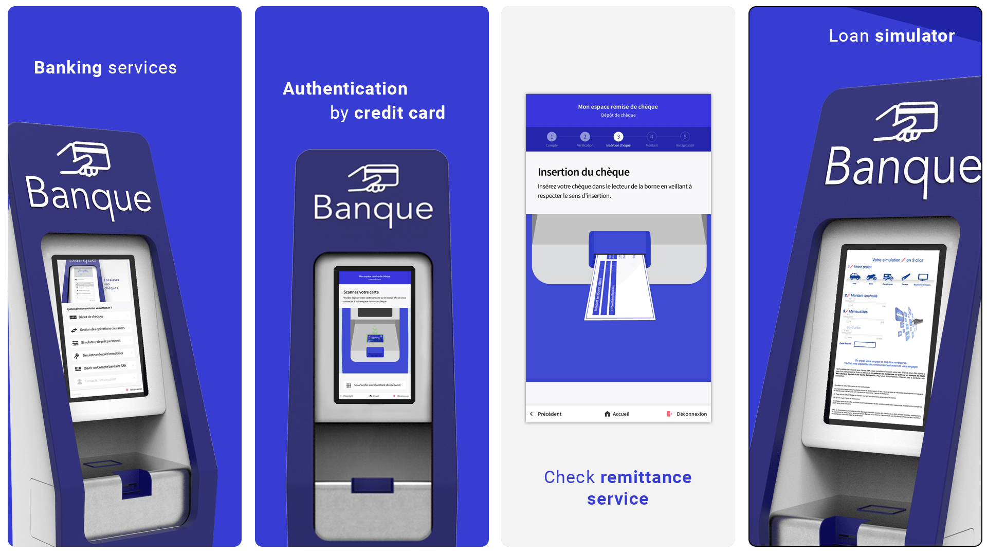AXA BANQUE banking by Weblib