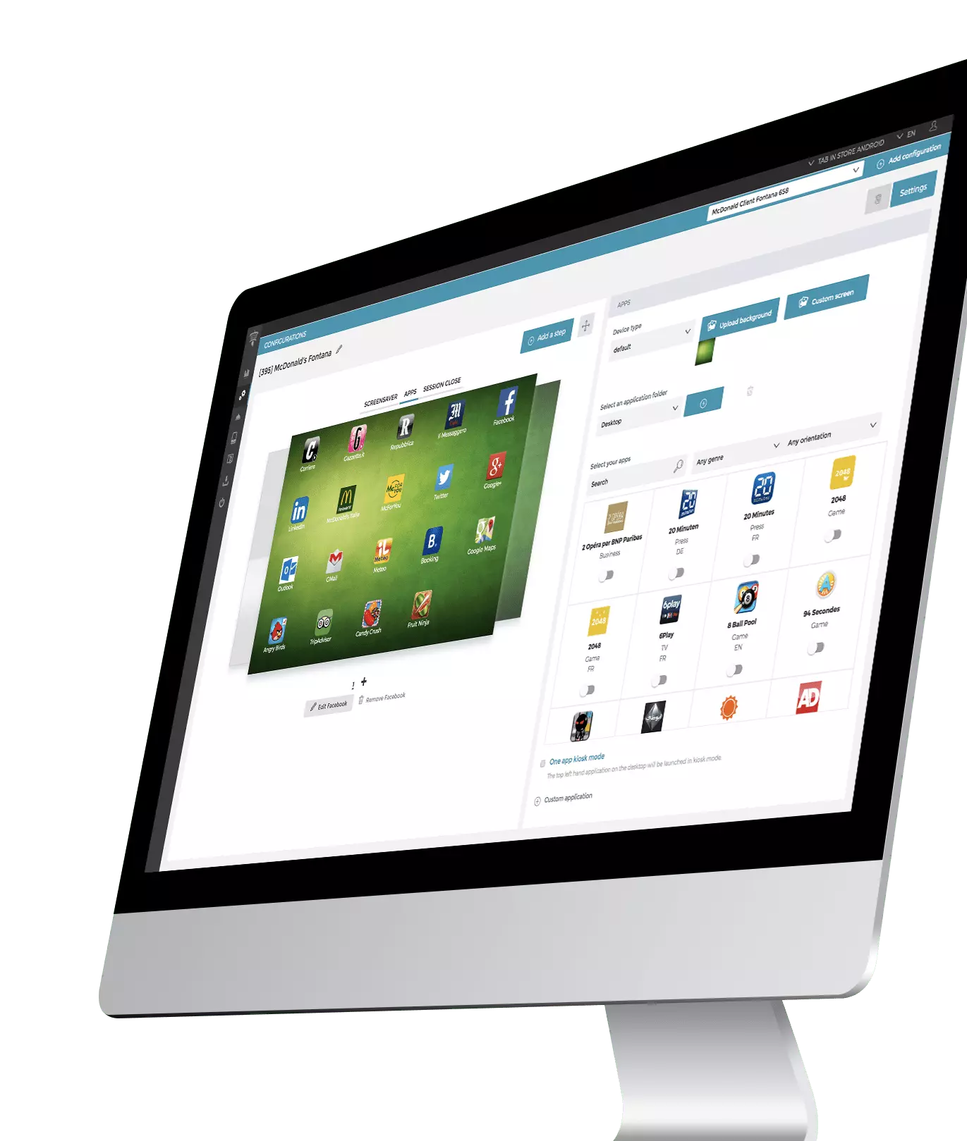Tab inStore - Control Tower management